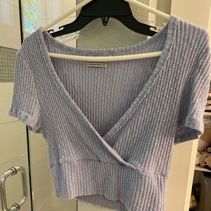 Baby Blue Urban Outfitters Crop Top. NWOT